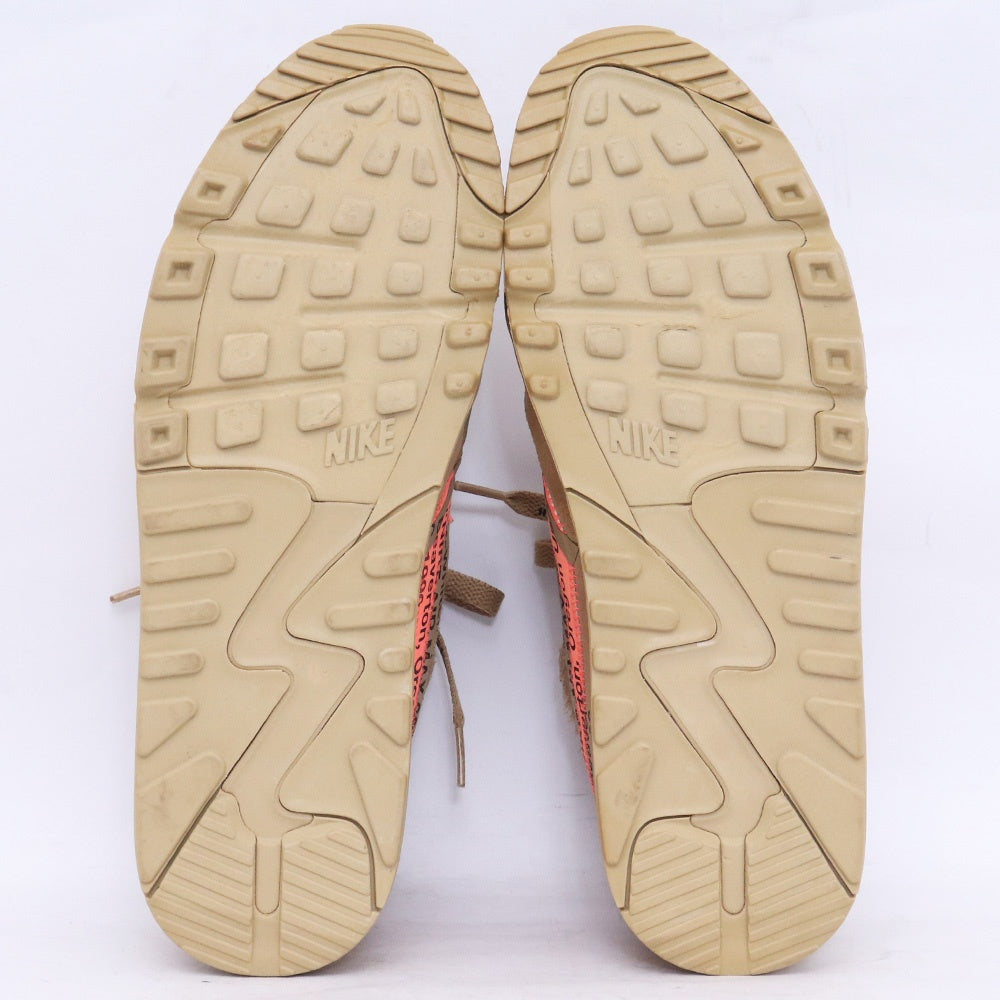 Off-White Nike THE 10 AM90 Desert Ore Sneakers Size 26.5cm