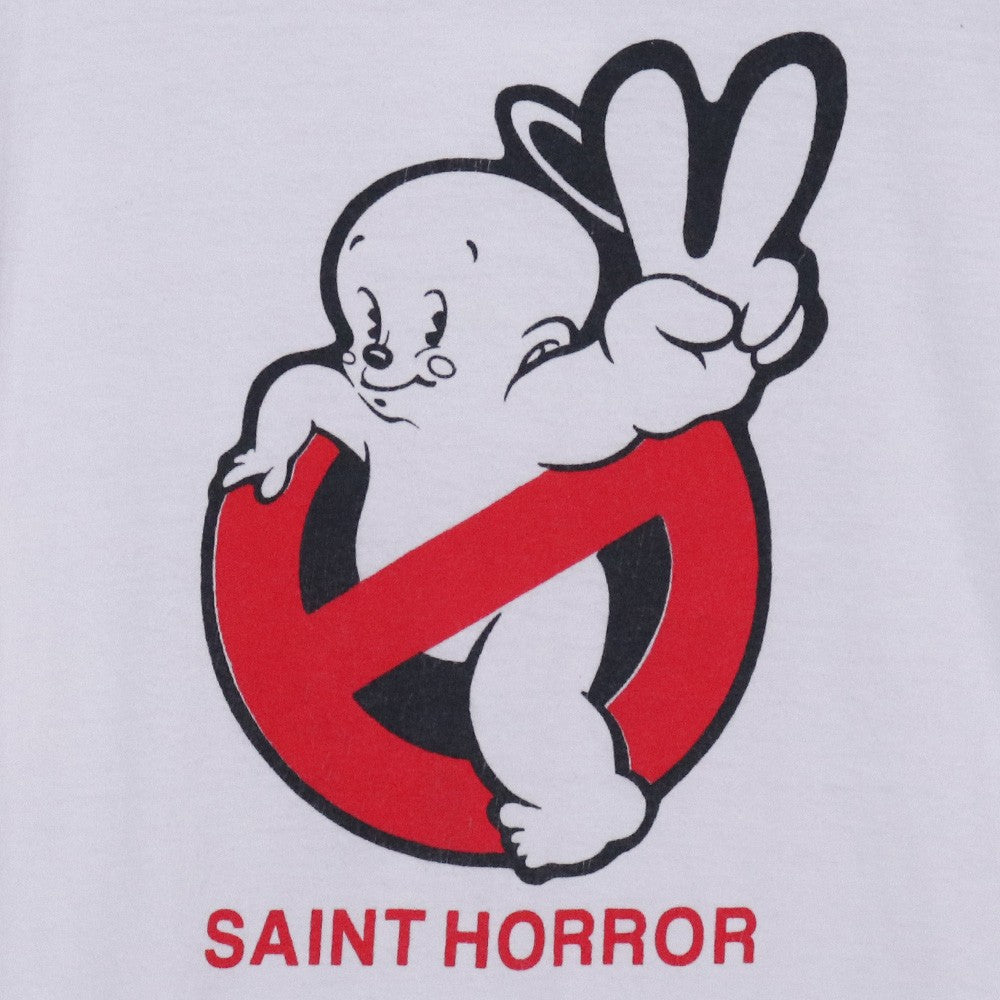 SAINT MICHAEL 26SS SAINT HORROR T-Shirt White Size M