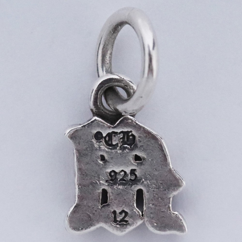 Chrome Hearts Stack Alphabet M Silver Charm Size F