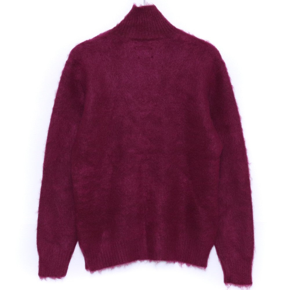 NEEDLES Zipped Mohair Cardigan Burgundy Vest Size XS