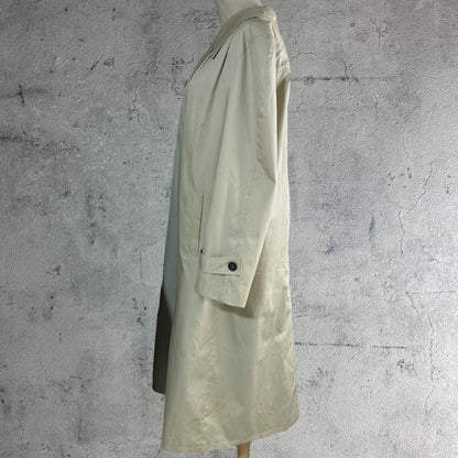 Euro vintage 70s Cotton Blend Trench Coat Size 42
