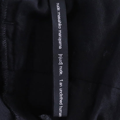 NUDE MASAHIKO MARUYAMA 25SS Easy Pants Black Size 2