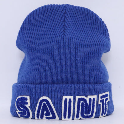 SAINT MICHAEL SG Knit Cap Saint Sega Beanie Blue Size F
