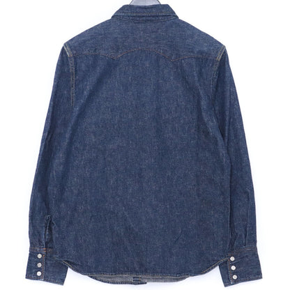 TENDERLOIN T-SADDLE MAN DENIM SHT Long Sleeve INDIGO Shirt Size XS