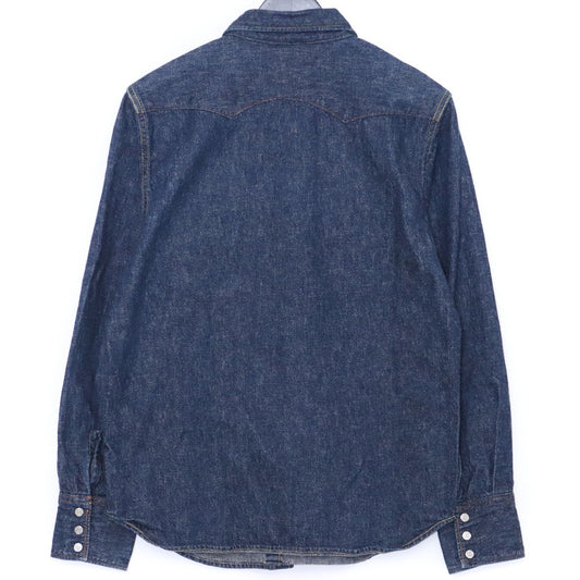 TENDERLOIN T-SADDLE MAN DENIM SHT Long Sleeve INDIGO Shirt Size XS