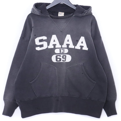 SAINT MICHAEL 25AW Berberjin Fade Hoodie Black Size M
