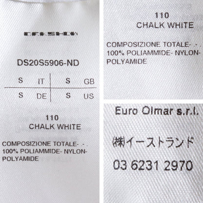 RICK OWENS DRKSHDW 20SS Nylon Hoodie White Size S