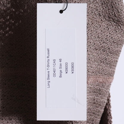 OPPOSE DUALITY 25AW Russel Long Sleeve Knit Beige Size 46