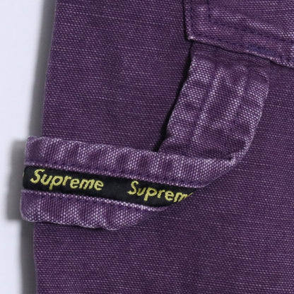 SUPREME 26SS Purple Worn Double Knee Painter Jeans Size 34
