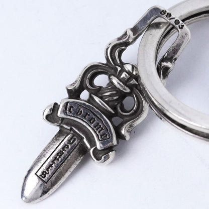 CHROME HEARTS #5 Dagger Zip1 Keyring Silver Size #5