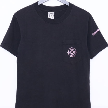 CHROME HEARTS Old CH Plus Crossprint T-Shirt Black Size S