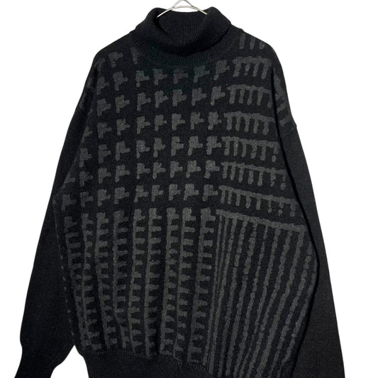 COMME des GARCONS HOMME 80s All-Over Knit Black Size FREE