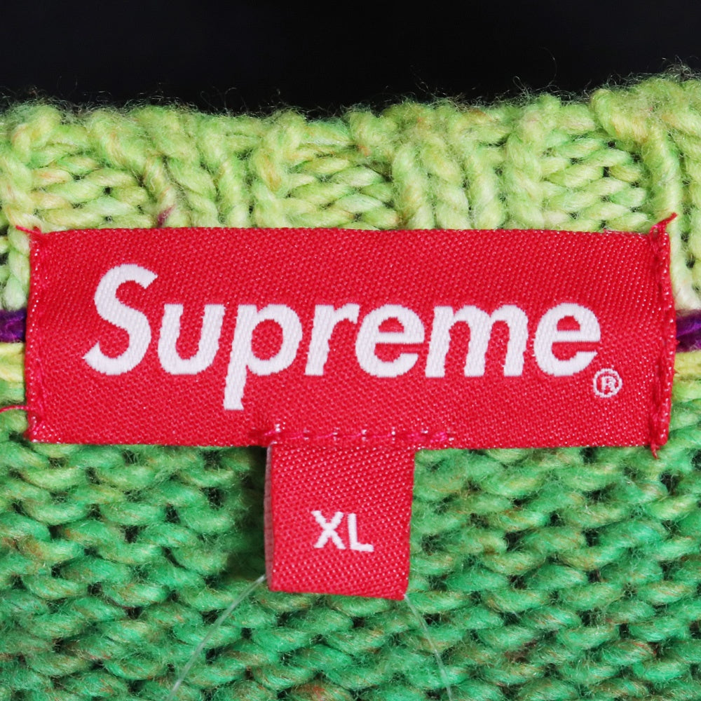 SUPREME 22AW Gradient Stripe Sweater Multi Size XL