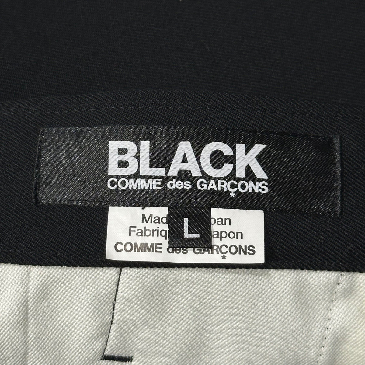 BLACK COMME des GARCONS 23AW Slash Pocket Jkt Blk Size L
