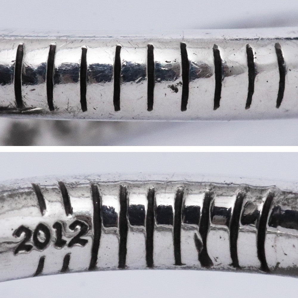 Chrome Hearts Silver Nail Cross Ball Ring Size US 7