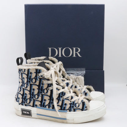 DIOR HOMME 22SS B23 Oblique High Sneakers Beige Size EU 42