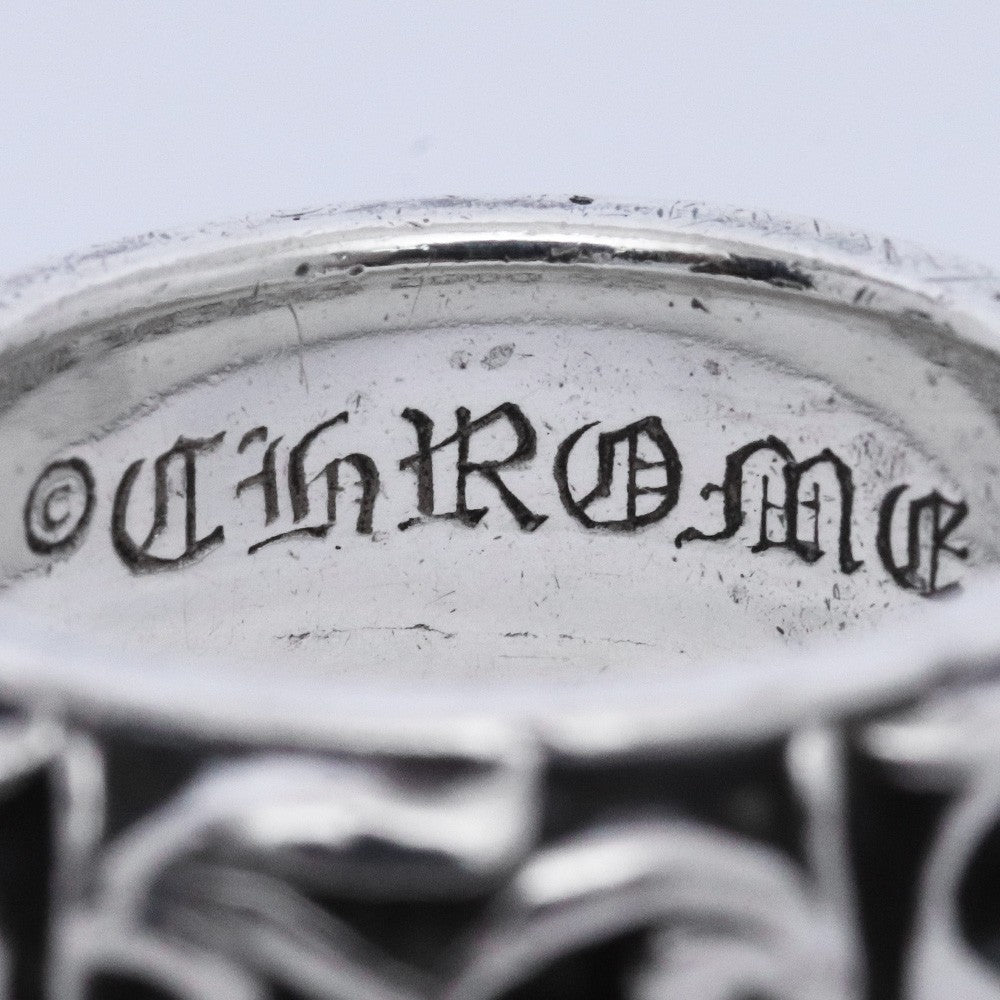 CHROME HEARTS Eternity Vine Band Ring Silver Size JP 9