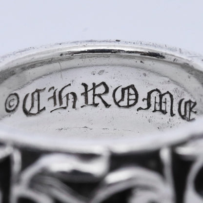 CHROME HEARTS Eternity Vine Band Ring Silver Size JP 9