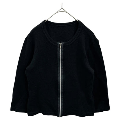 COMME des GARCONS 00AW Zip Wool Cardigan Black Size FREE