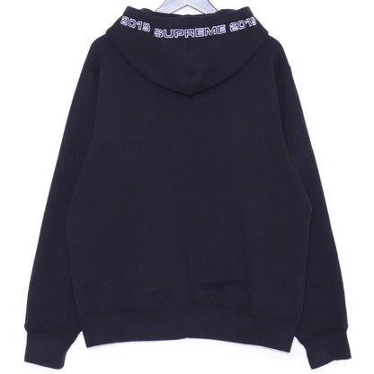 SUPREME 19SS Topline Zip Up Hoodie Black Size M
