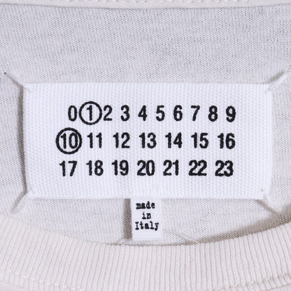 MAISON MARGIELA Stamp Logo T-Shirt Ivory Size L