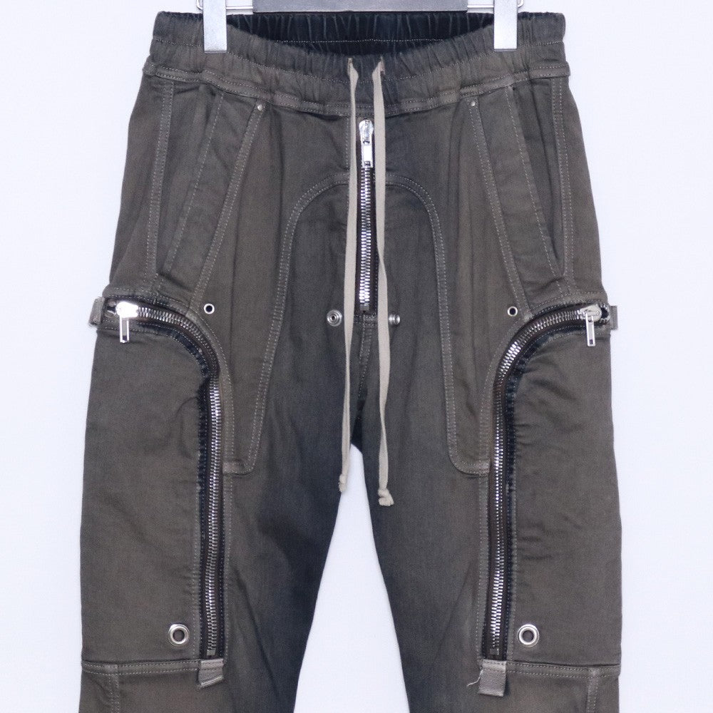 RICK OWENS 25AW Bauhaus Cargo Denim Jeans Dark Dust Size 46