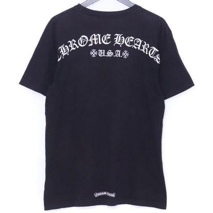 CHROME HEARTS USA Back Arch Logo Pocket T-Shirt Black Size M