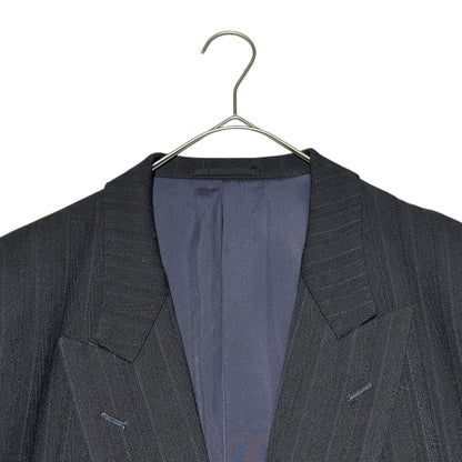 COMME des GARCONS HOMME PLUS 80s Striped Jacket Navy Size M
