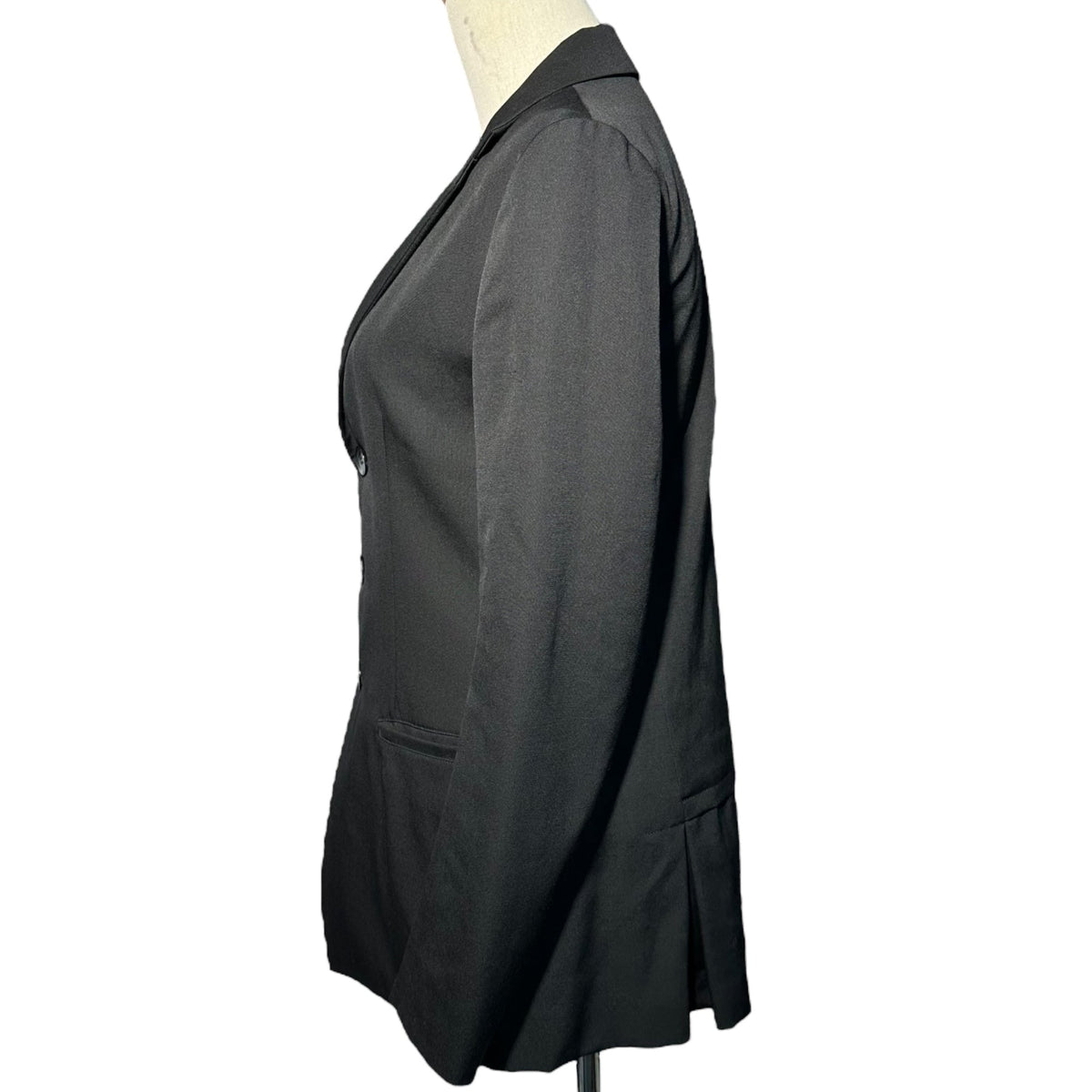 Y's Asymmetrical 3-Button Tailored Wool Jacket Size 1
