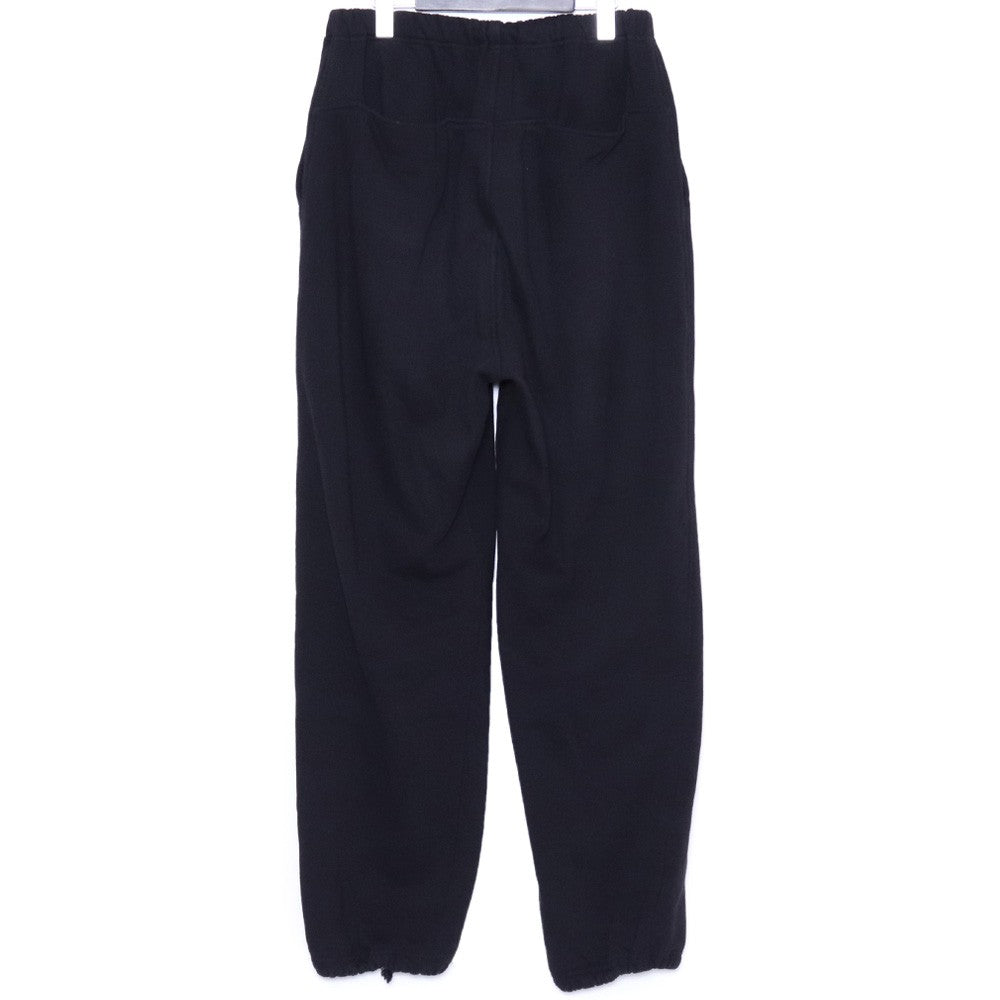 COMOLI 25AW Cotton Fleece Sweatpants Black Pants Size 2