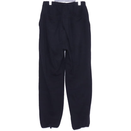 COMOLI 25AW Cotton Fleece Sweatpants Black Pants Size 2