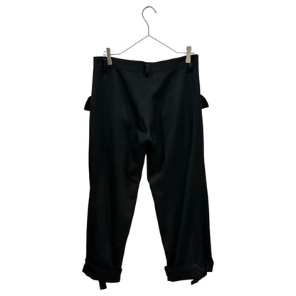 YOHJI YAMAMOTO+NOIR Wool Gabardine Parachute Pants Size 3