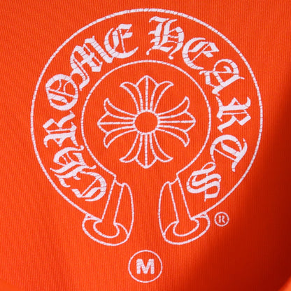 CHROME HEARTS Side CH Logo Rash Guard Orange Size M