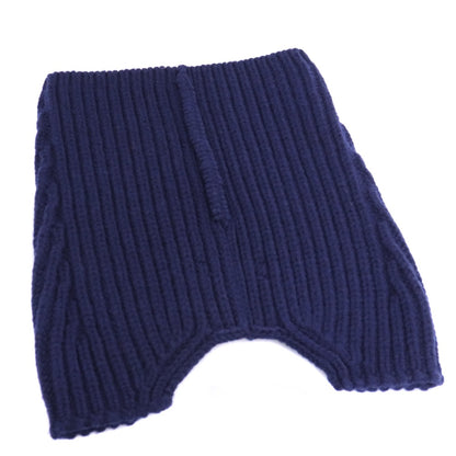 DRIES VAN NOTEN 25AW Zip-Up Scarf Navy Size ONE