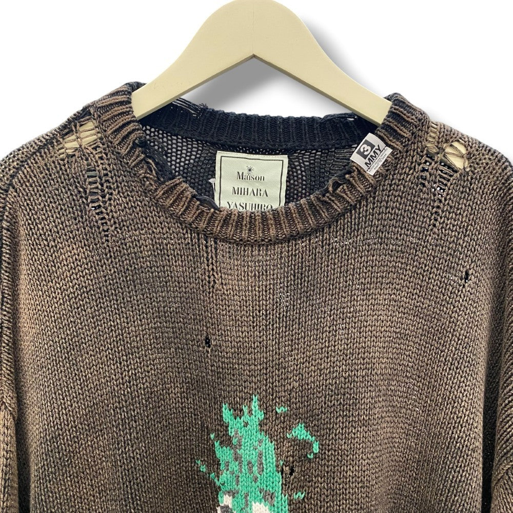 MAISON MIHARA YASUHIRO 25SS LEON Sweater Brown Size 48