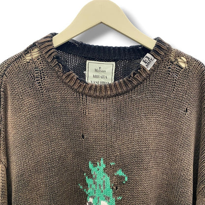 MAISON MIHARA YASUHIRO 25SS LEON Sweater Brown Size 48