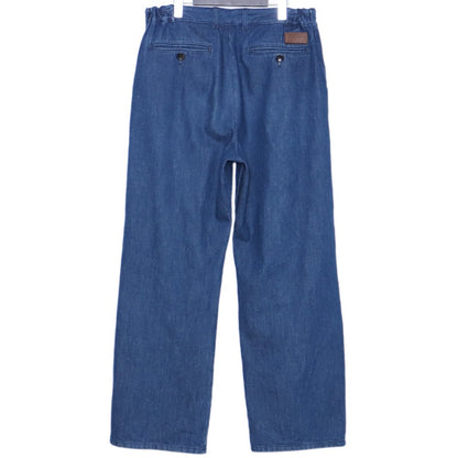 GUCCI Washed Organic Denim Jeans Indigo Size 48
