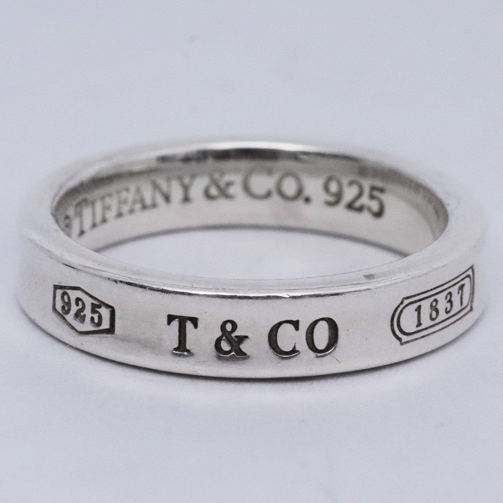 TIFFANY & CO 1837 Narrow Ring Silver Size ONE SIZE
