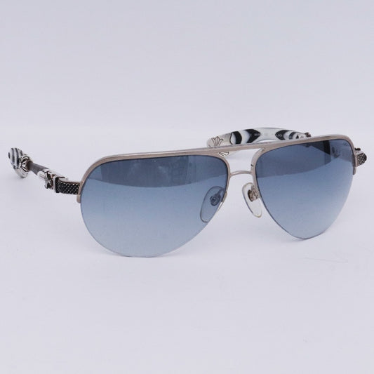 CHROME HEARTS Blade Hummer I Silver Sunglasses Size ONE SIZE