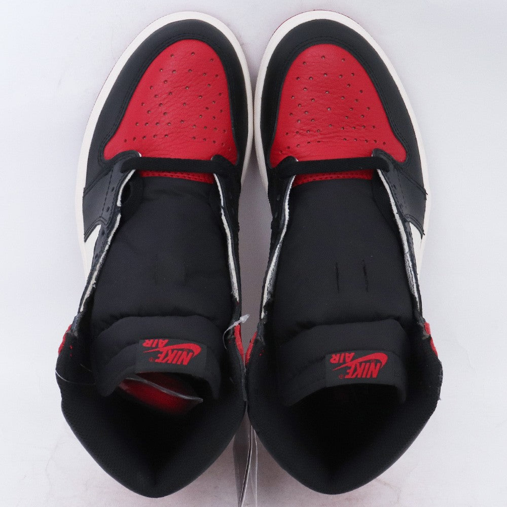 NIKE AIR JORDAN 1 Retro High OG Toe Sneakers Size 26.5cm