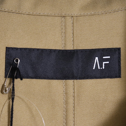 A.F ARTEFACT 25SS Twill Half Sleeve Shirt Beige Size 2
