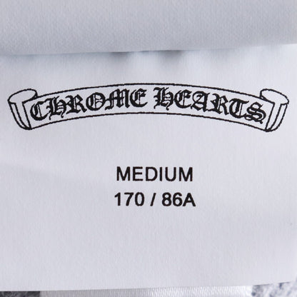 CHROME HEARTS Y NOT CH Logo Thermal Hoodie Gray Size M