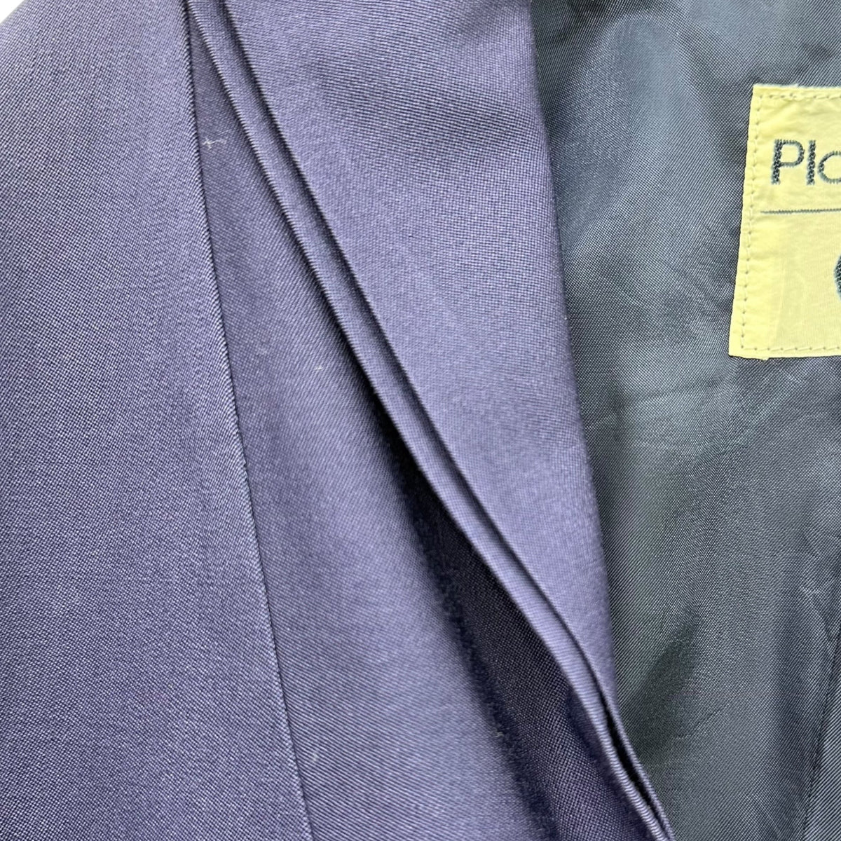 plantation 90s Issey Miyake Period Shawl Jacket Navy Size L