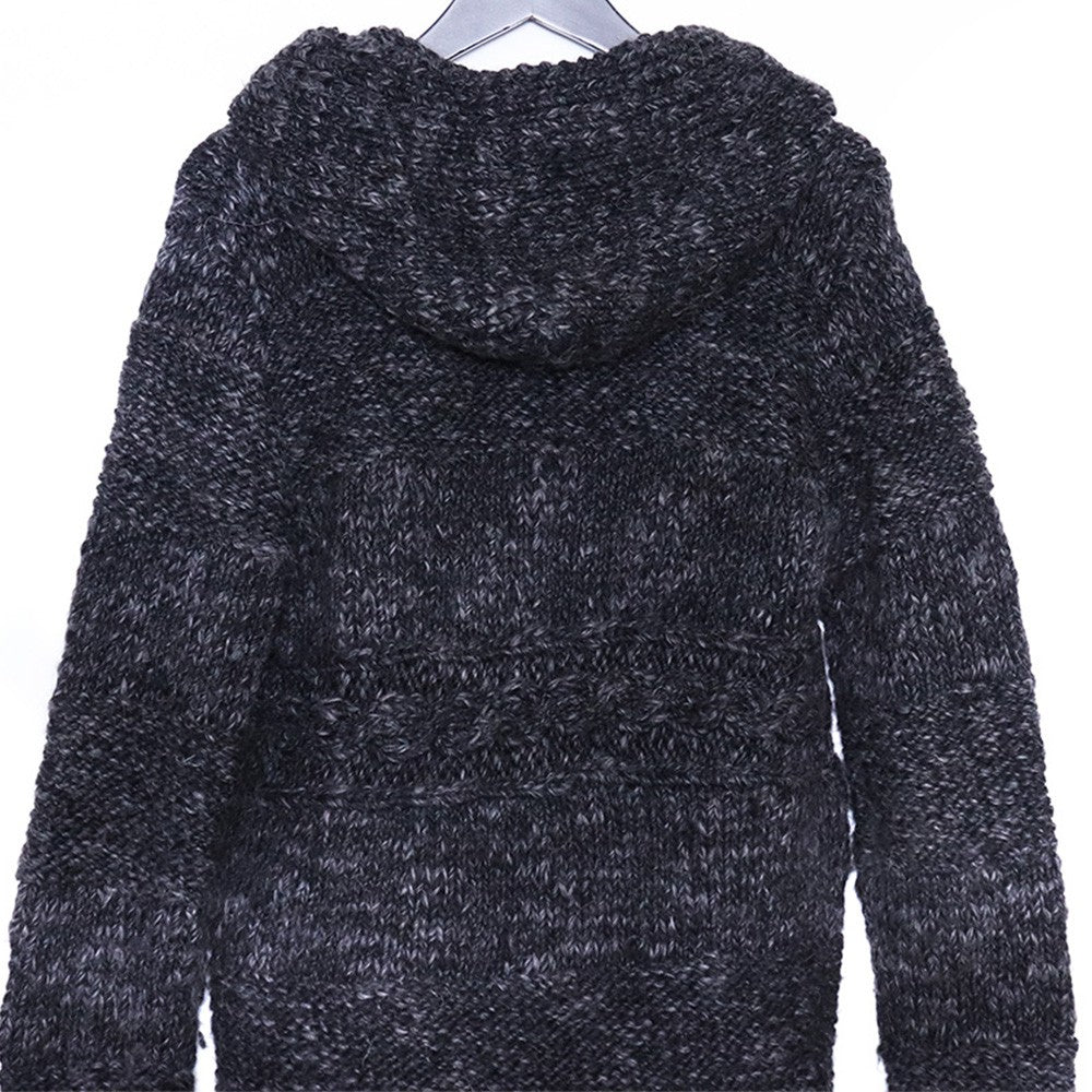 ISAMUKATAYAMA BACKLASH Low Gauge Duffle Sweater Gray Size S