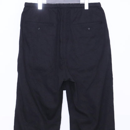 SUS-SOUS 25SS Wide Tapered Gabardine Pants Black Size 7