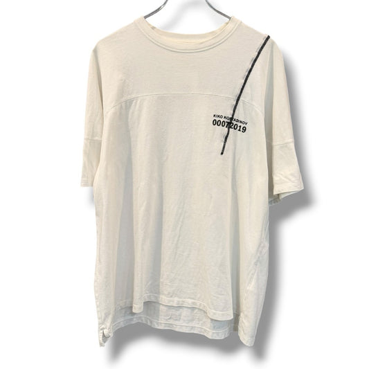 KIKO KOSTADINOV 19AW Midnight Stripe T-Shirt White Size L