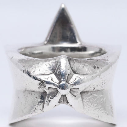 CHROME HEARTS Large Star Ring Silver Size ONE SIZE