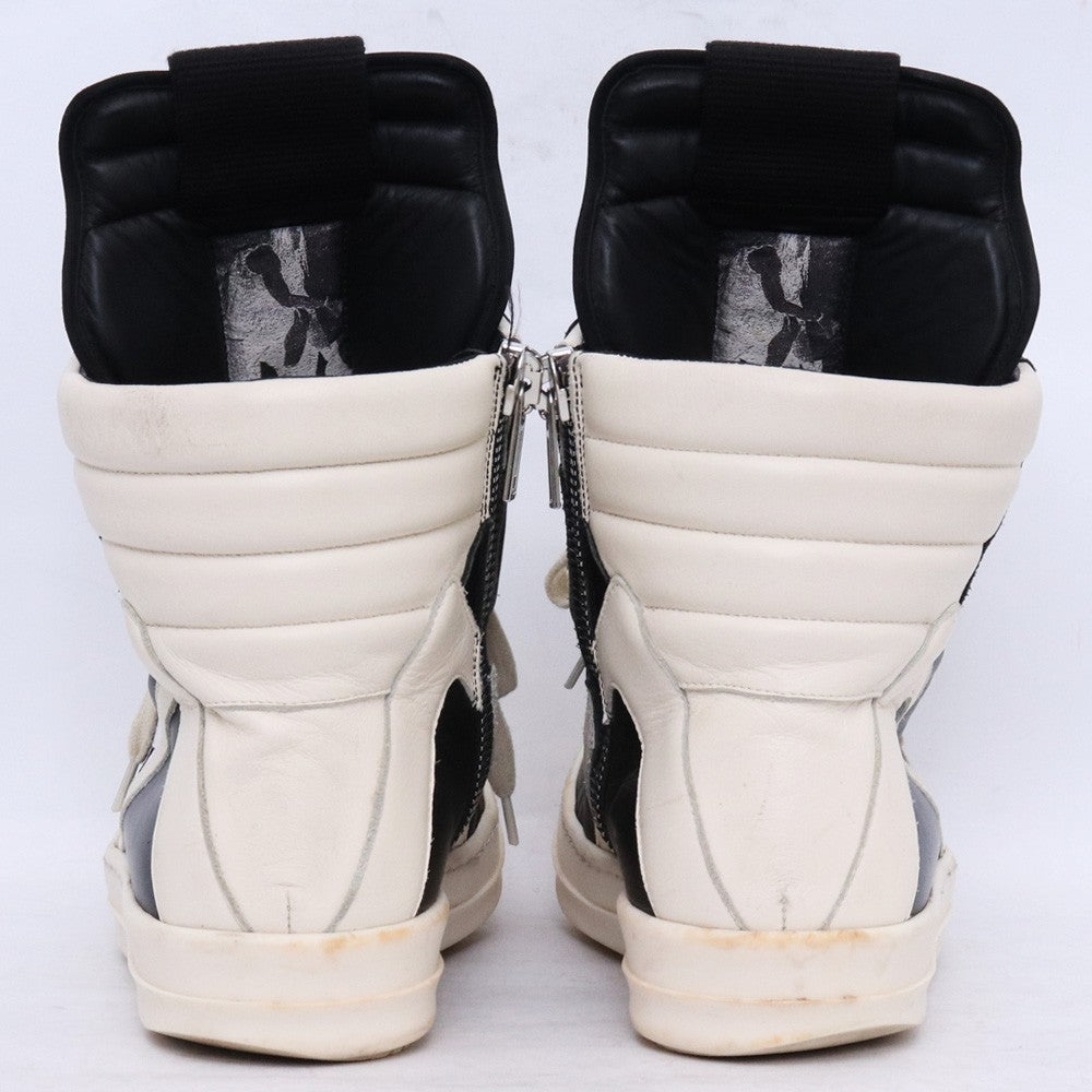 Rick Owens 22AW Geobasket Sneakers Black Milk Size EU 42