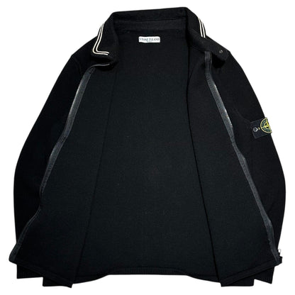 STONE ISLAND 06AW Archive Zip-Up Knit Jacket Black