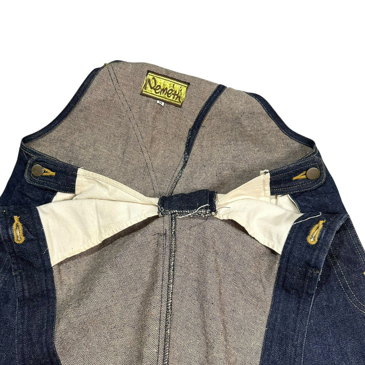 Christopher Nemeth 00s Denim Harem Overalls Indigo